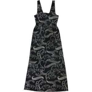 A-Line Womens Wave A-line Dress, Black, Petite, PXS, DM